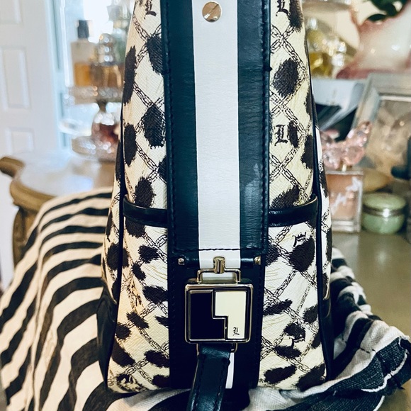 🐑🐑💋Vintage L.A.M.B. Cheetah St Thomas Handbag by Gwen Stefani - Picture 2 of 7